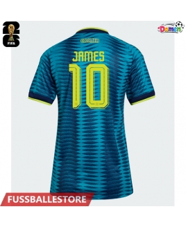 Günstige Kolumbien James Rodriguez #10 Auswärtstrikot Damen WM 2026 Kurzarm
